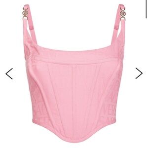 Pink Versace Logo Corset size 42